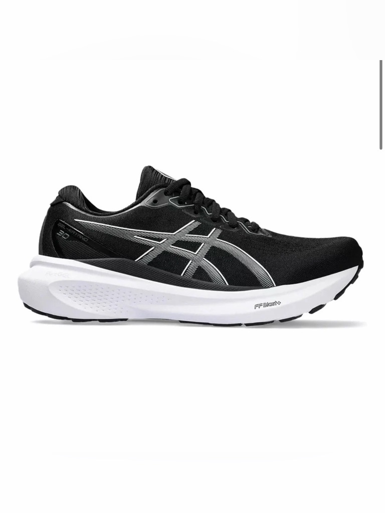 Asics Gel Kayano 30 Running Shoes (Women’s Size 8), Black/Sheet Rock
